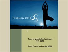 Tablet Screenshot of fitnessbydot.com
